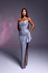 Elorie - Strapless dress with ruched detailing